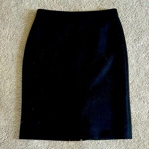 J.Crew Black Wool No. 2 Pencil® skirt Size 6